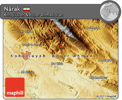 Physical Map of Nārak