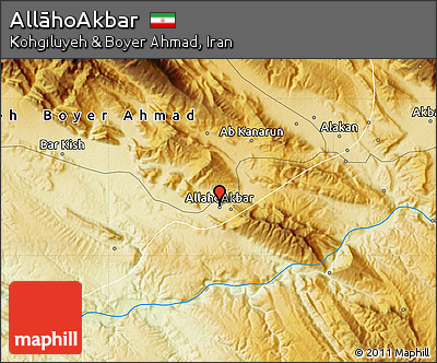 Physical Map of AllāhoAkbar