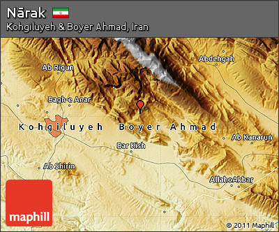 Physical Map of Nārak