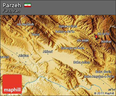 Physical Map of Parzeh