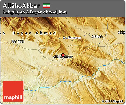 Physical Map of AllāhoAkbar