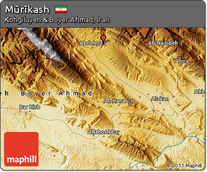 Physical Map of Mūrīkash