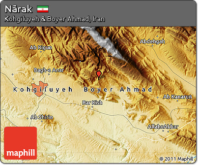 Physical Map of Nārak