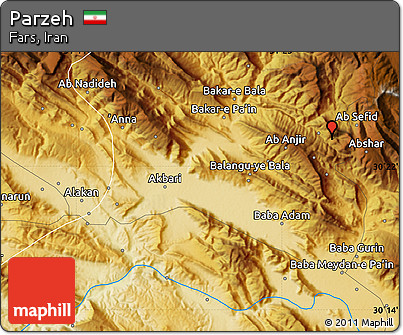 Physical Map of Parzeh