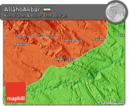 Political Map of AllāhoAkbar
