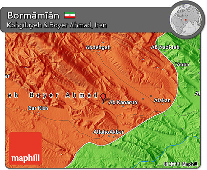 Political Map of Bormāmīān