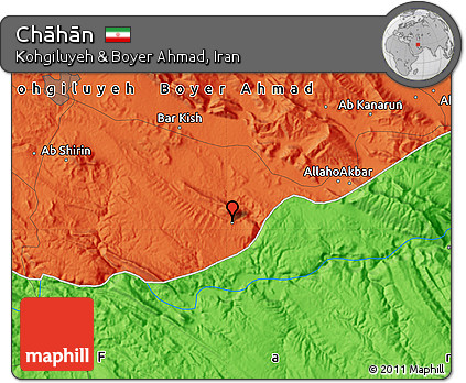 Political Map of Chāhān