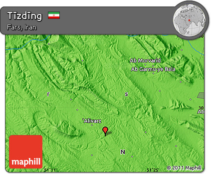 Political Map of Tīzdīng
