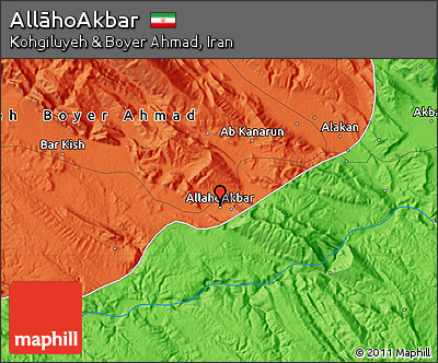 Political Map of AllāhoAkbar
