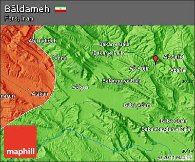 Political Map of Bāldameh