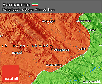 Political Map of Bormāmīān