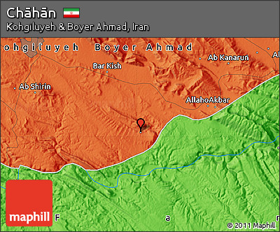 Political Map of Chāhān