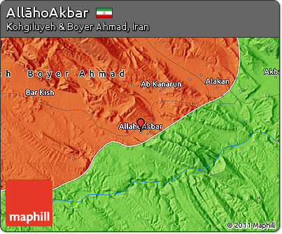 Political Map of AllāhoAkbar