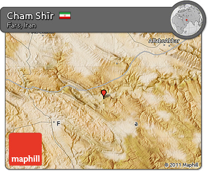 Satellite Map of Cham Shīr