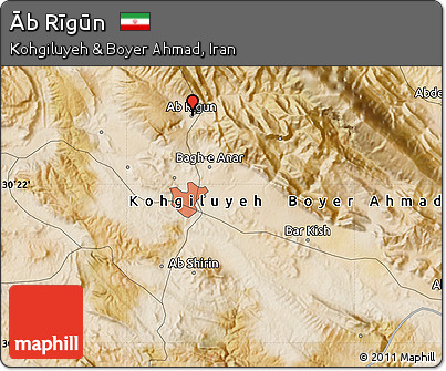 Satellite Map of Āb Rīgūn