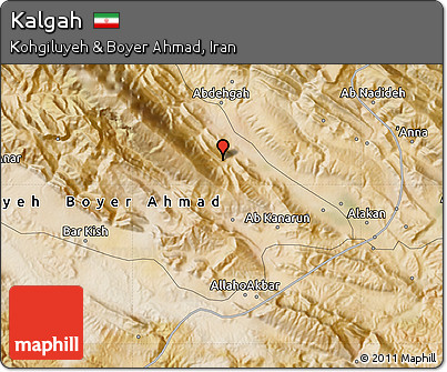 Satellite Map of Kalgah