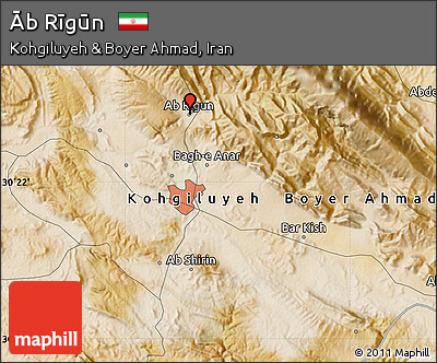Satellite Map of Āb Rīgūn
