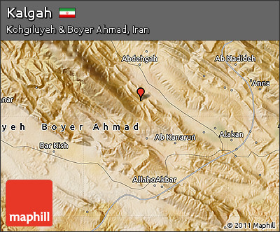 Satellite Map of Kalgah