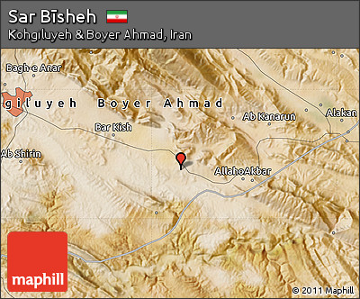 Satellite Map of Sar Bīsheh