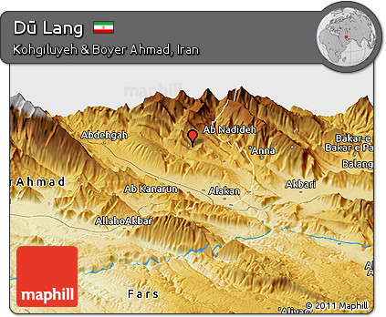 Physical Panoramic Map of Dū Lang