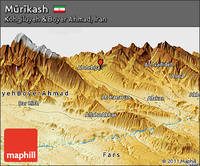 Physical Panoramic Map of Mūrīkash