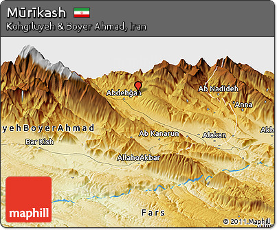 Physical Panoramic Map of Mūrīkash