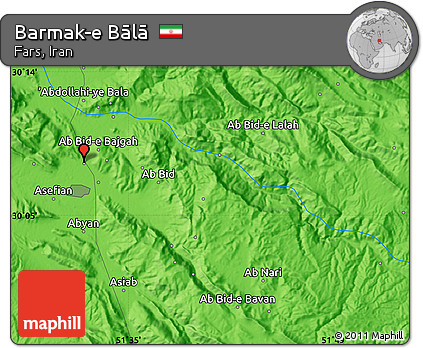 Political Map of Barmak-e Bālā