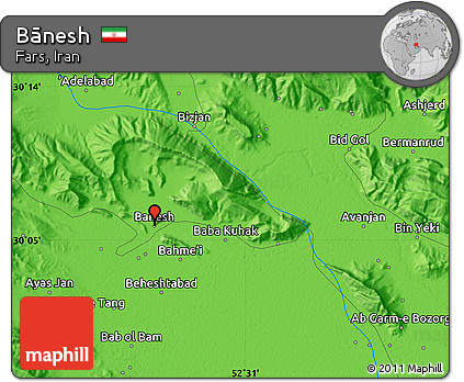Political Map of Bānesh