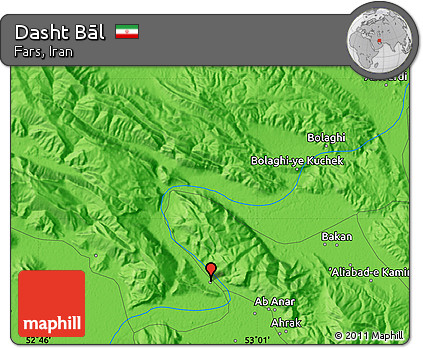 Political Map of Dasht Bāl
