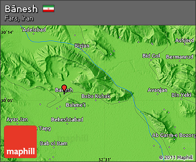 Political Map of Bānesh