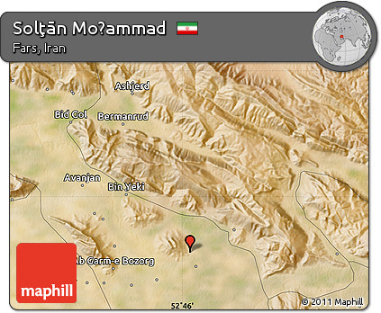 Satellite Map of Solţān Moḩammad