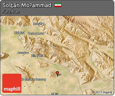 Satellite Map of Solţān Moḩammad
