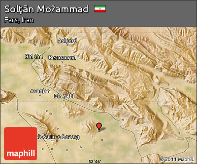 Satellite Map of Solţān Moḩammad