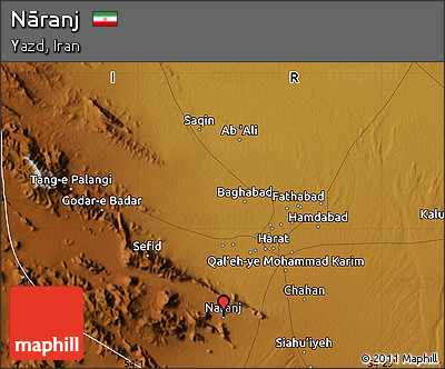 Physical Map of Nāranj