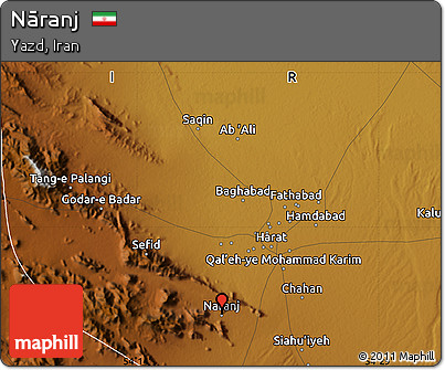 Physical Map of Nāranj