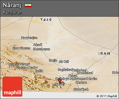 Satellite Panoramic Map of Nāranj