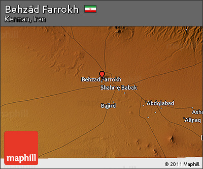 Physical 3D Map of Behzād Farrokh