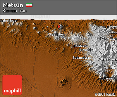 Physical 3D Map of Metsūn