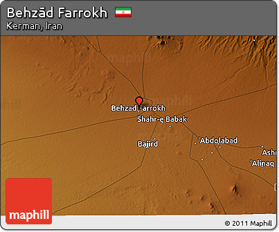 Physical 3D Map of Behzād Farrokh
