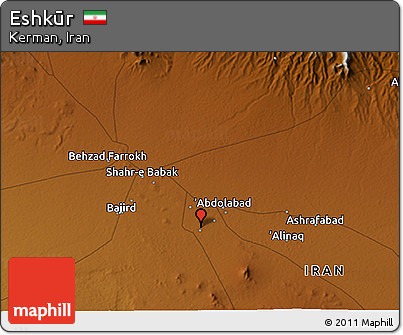 Physical 3D Map of Eshkūr