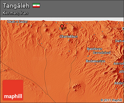 Political 3D Map of Tangāleh