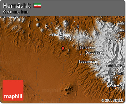 Physical Map of Hernāshk