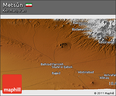 Physical Panoramic Map of Metsūn