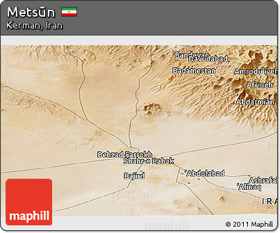 Satellite Panoramic Map of Metsūn