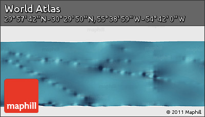 Satellite Panoramic Map of the Area around 30° 13' 46" N, 55° 10' 29" W