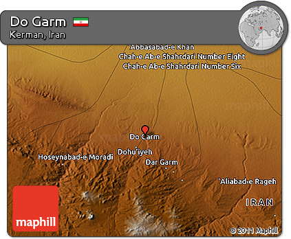 Physical 3D Map of Do Garm