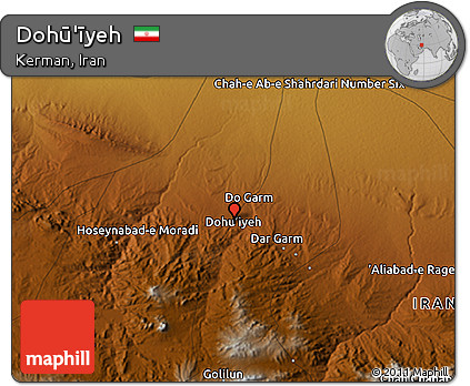 Physical 3D Map of Dohū'īyeh