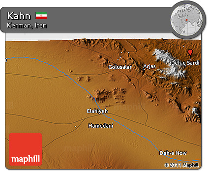 Physical 3D Map of Kahn