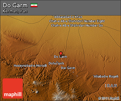 Physical 3D Map of Do Garm