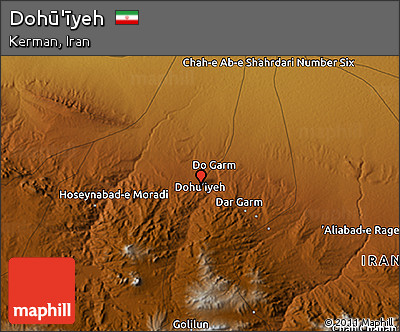 Physical 3D Map of Dohū'īyeh